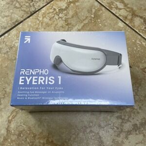 Renpho Eyeris 1 Eye Massager with Heat Bluetooth Music White RF-EM001 NEW